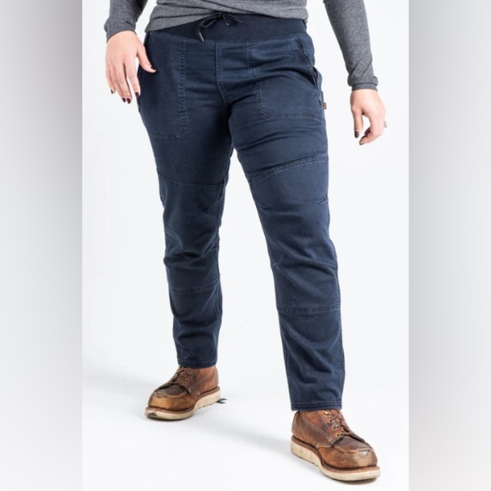 New! Dovetail Workwear, multiple size, Christa DIY, Sulfur Navy Stretch Twill - Picture 11 of 12